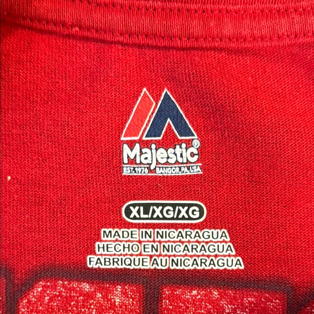 Majestic Red 49ers Short Sleeve Tee - Picture 8 of 12